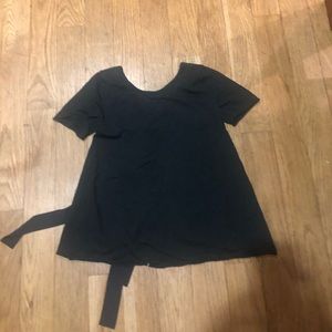 Club Monaco short sleeve sweater with 2 back ties